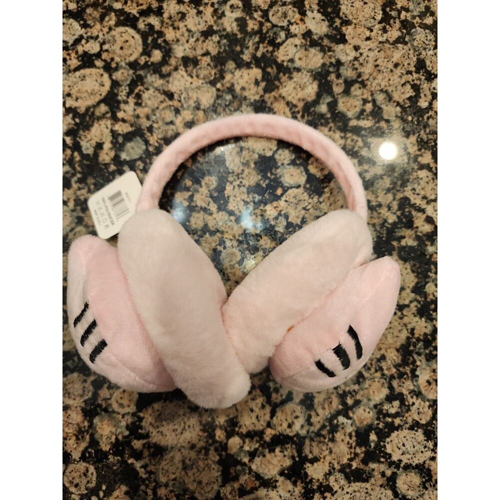 EARMUFFS Women or Girls Super Soft Cat/Kitty Ear Warmers Pink